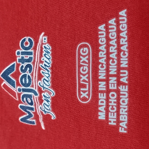 St. Louis Cardinals V-neck women's short-sleeve red tee. Sz XL - Picture 4 of 4